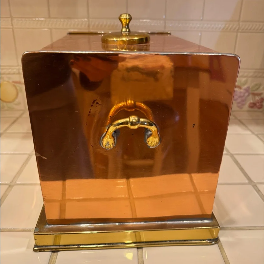 Vintage Copper And Brass Wine Chiller 2 Bottle Handmade One of a Kind!